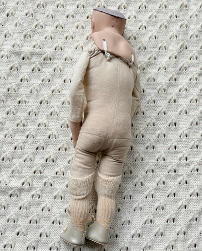 Bisque Cloth Doll