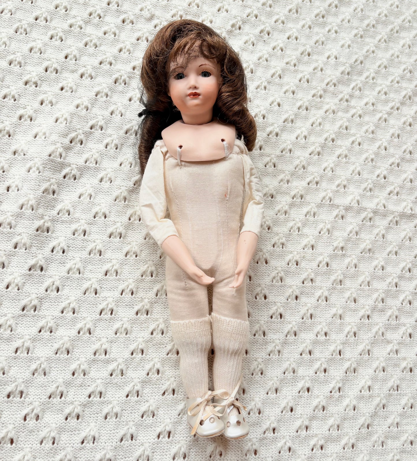 Bisque Cloth Doll