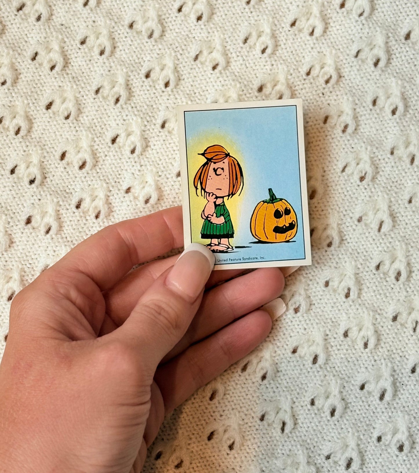 Peanuts Halloween Panini Sticker