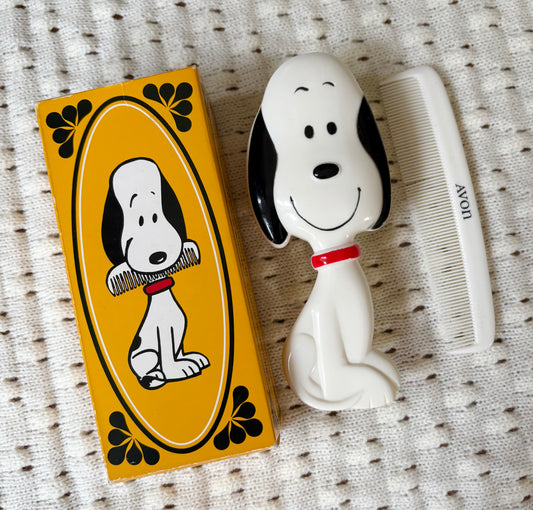 1970 Snoopy X Avon Brush Set