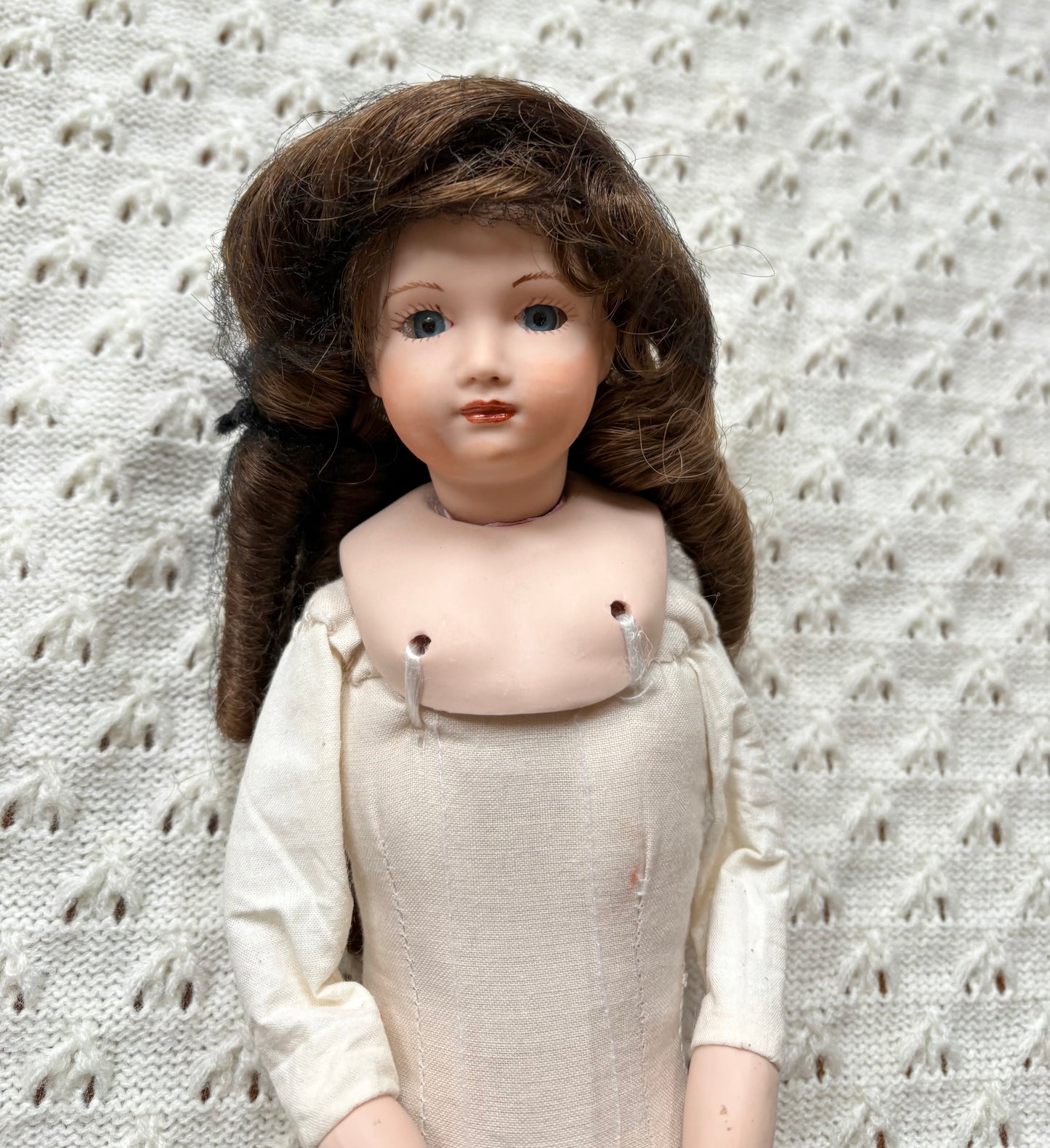 Bisque Cloth Doll