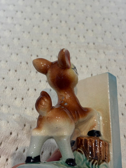 Vintage Fawn Bookends