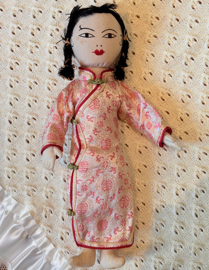 Vintage Japanese Cloth Doll