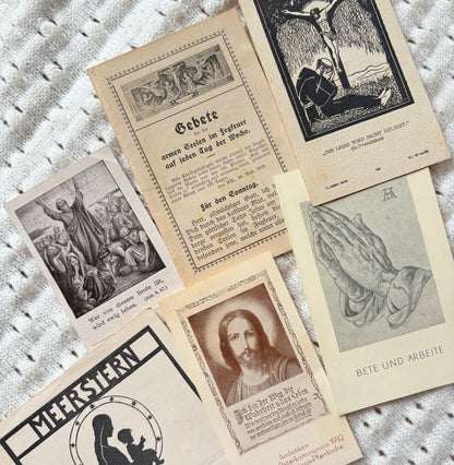Assortment of Prayer Cards