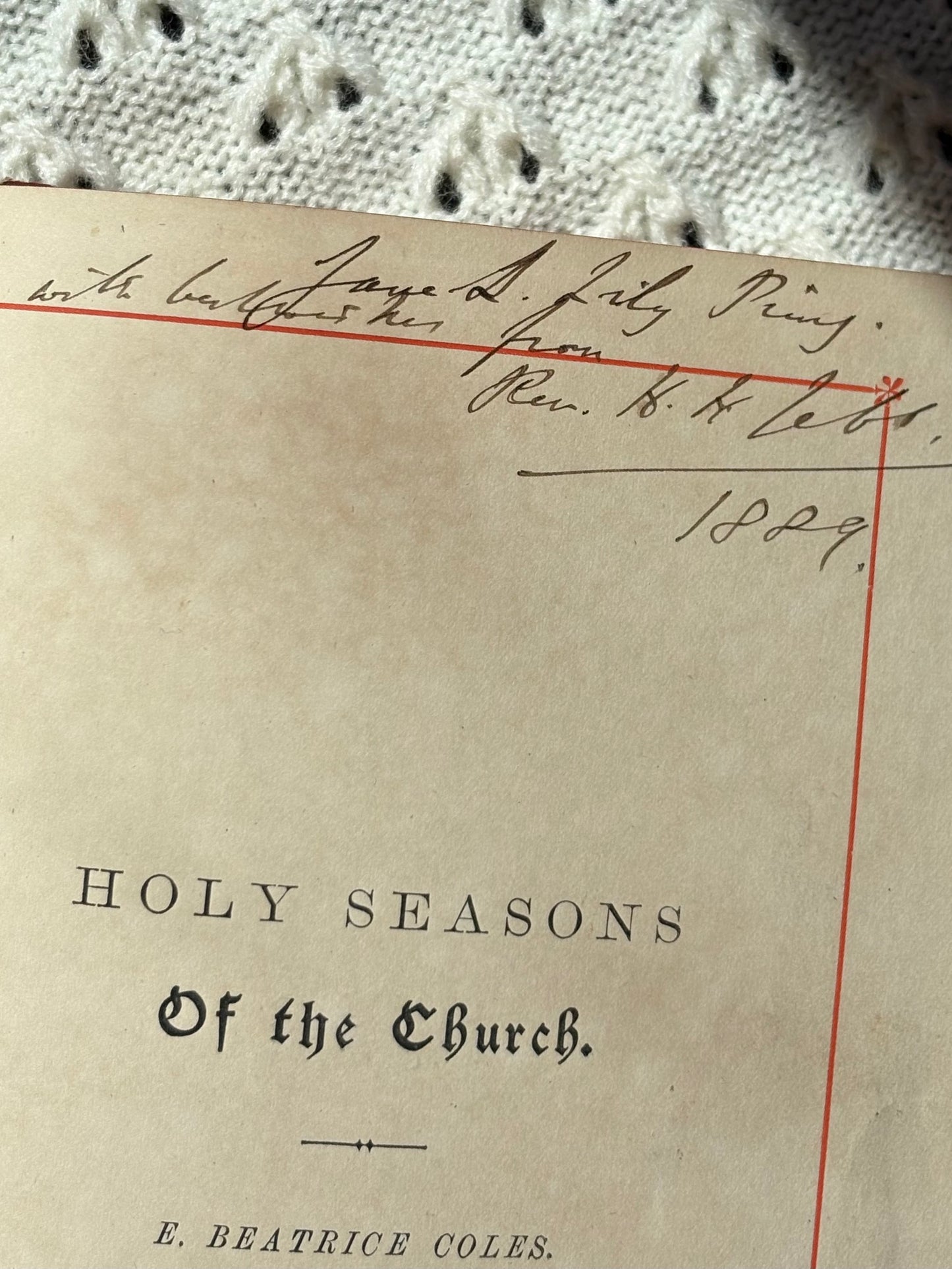 Holy Seasons Prayer Book