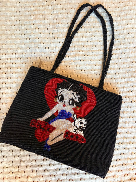 Betty Boop Beaded Bag
