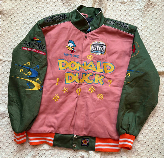 Reworked Donald Duck NASCAR Jacket