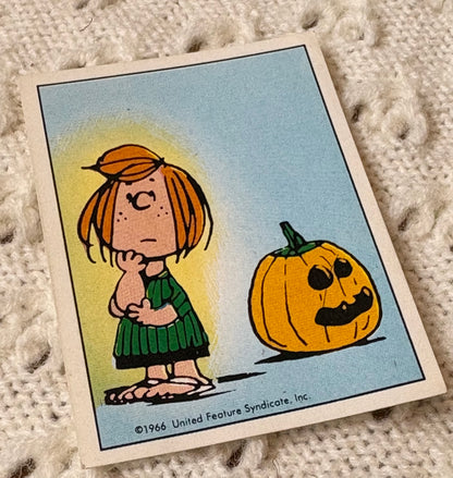 Peanuts Halloween Panini Sticker