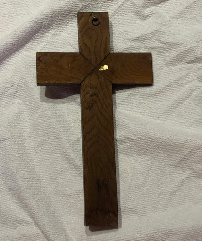 French Wood Crucifix