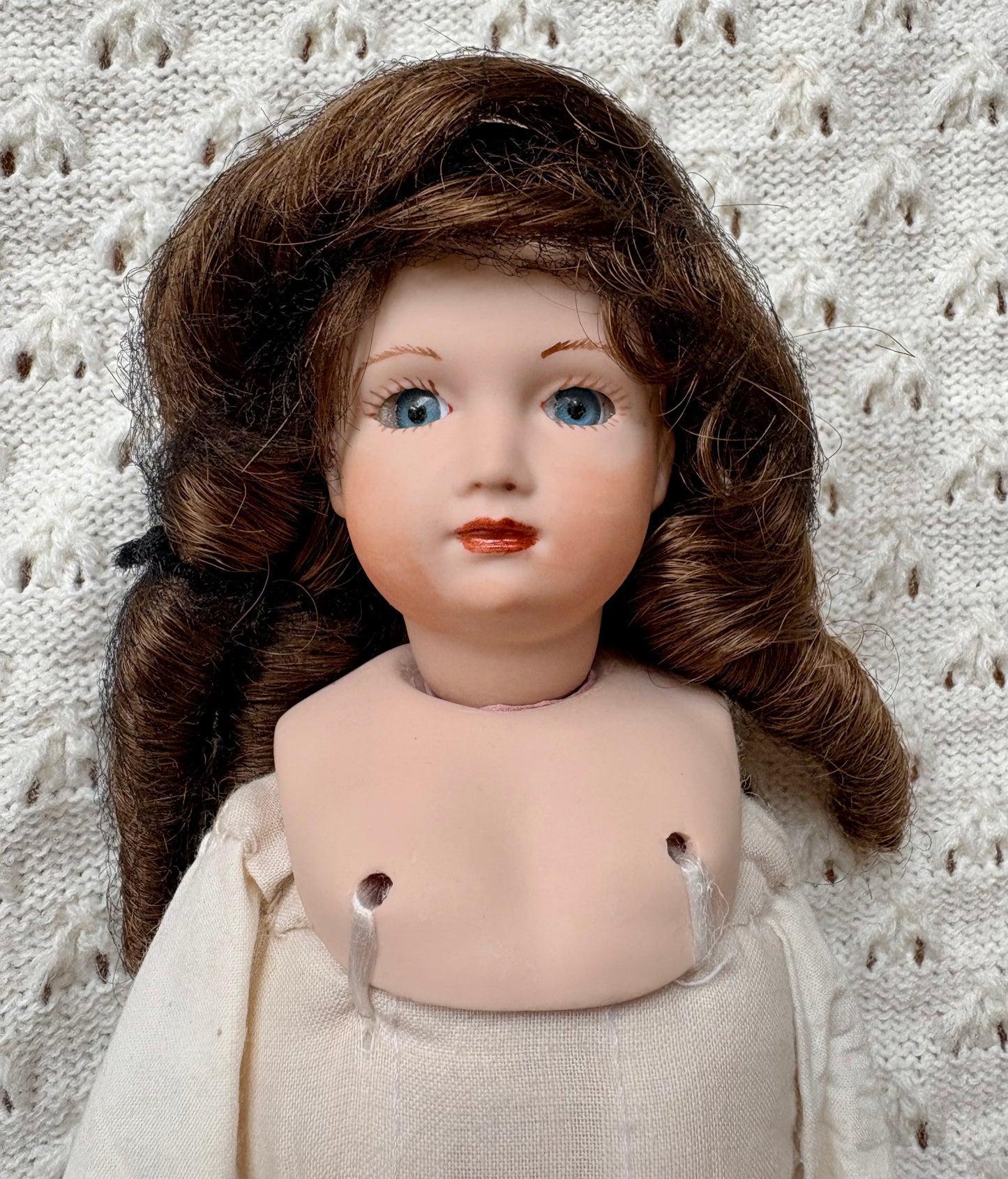 Bisque Cloth Doll