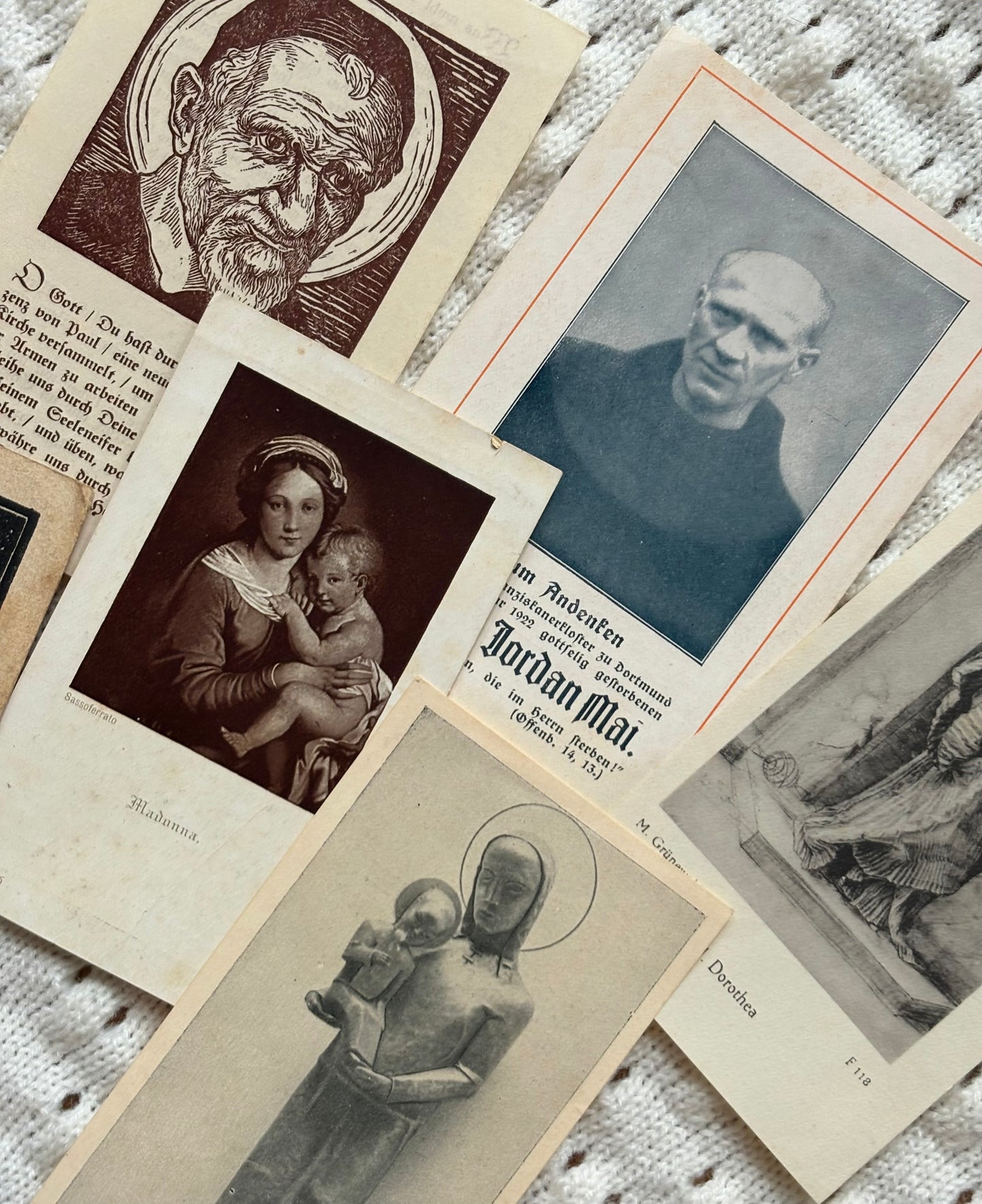 Assortment of Prayer Cards