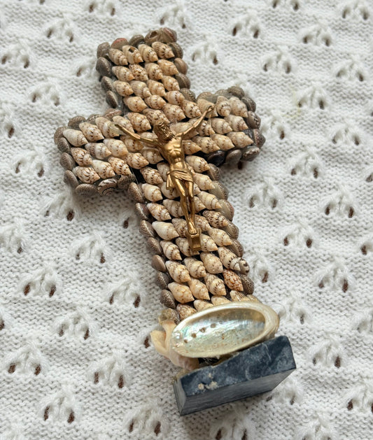 Sea Shell Crucifix