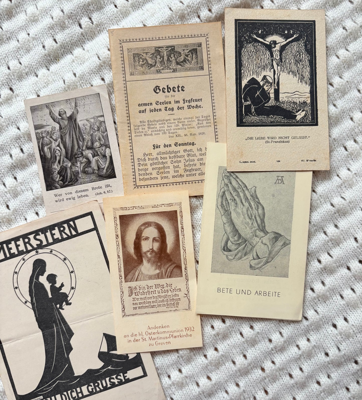 Assortment of Prayer Cards