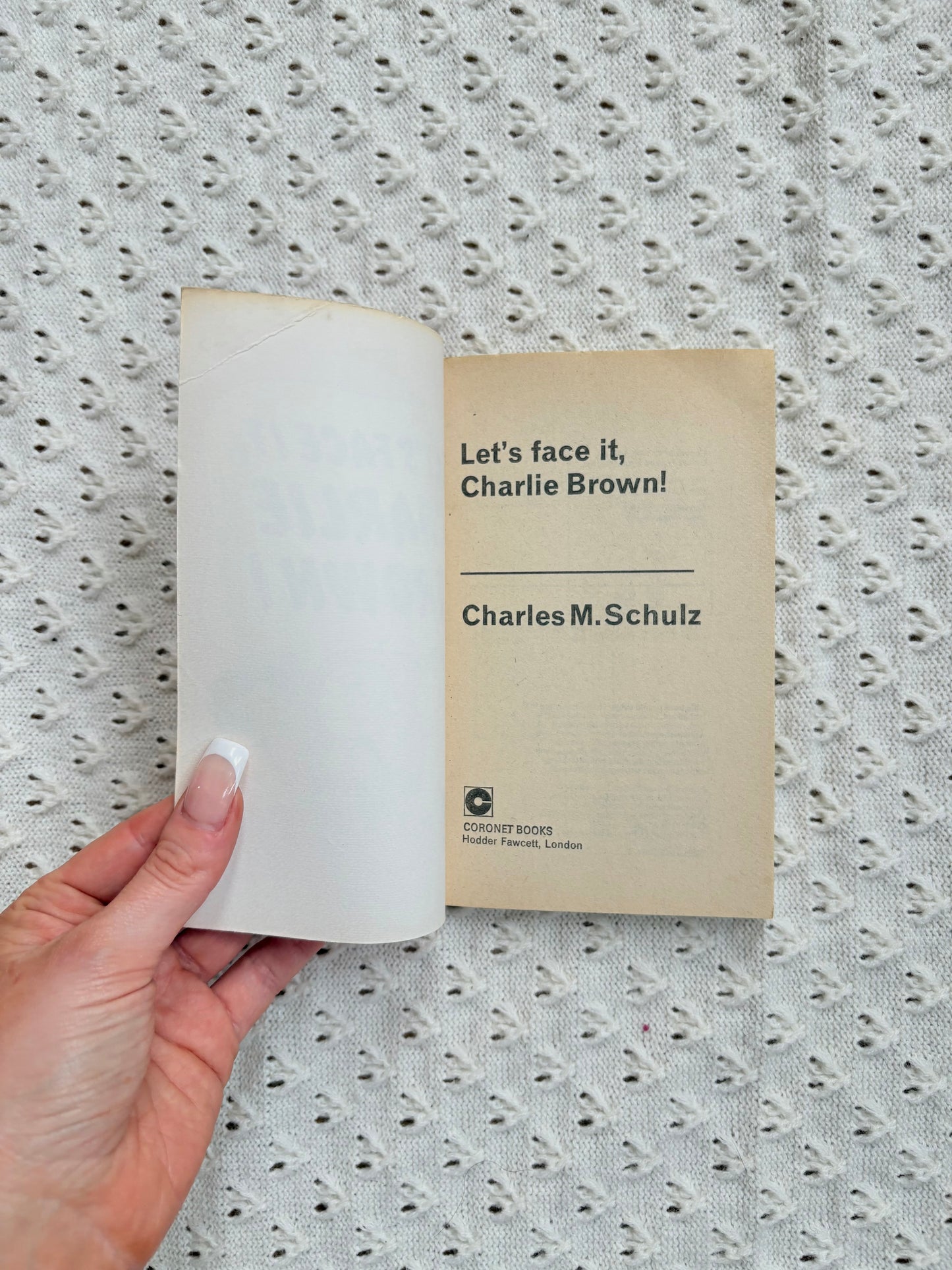 Let’s Face It, Charlie Brown! Book