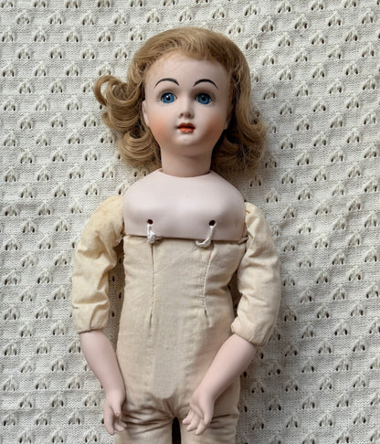 Bisque Cloth Body Doll