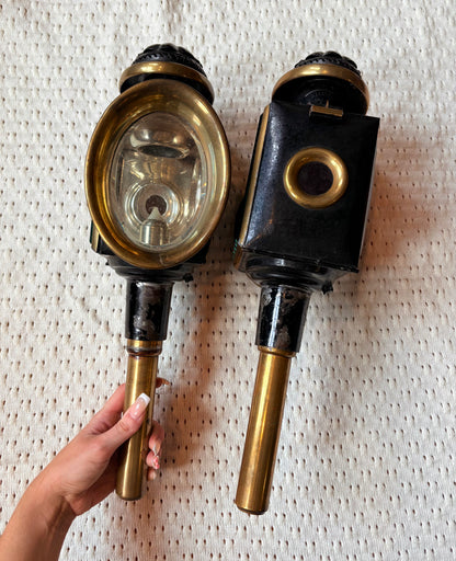 Pair of Gilchrist & Son Carriage Lamps
