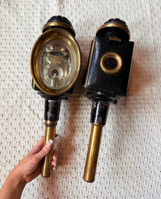 Pair of Gilchrist & Son Carriage Lamps