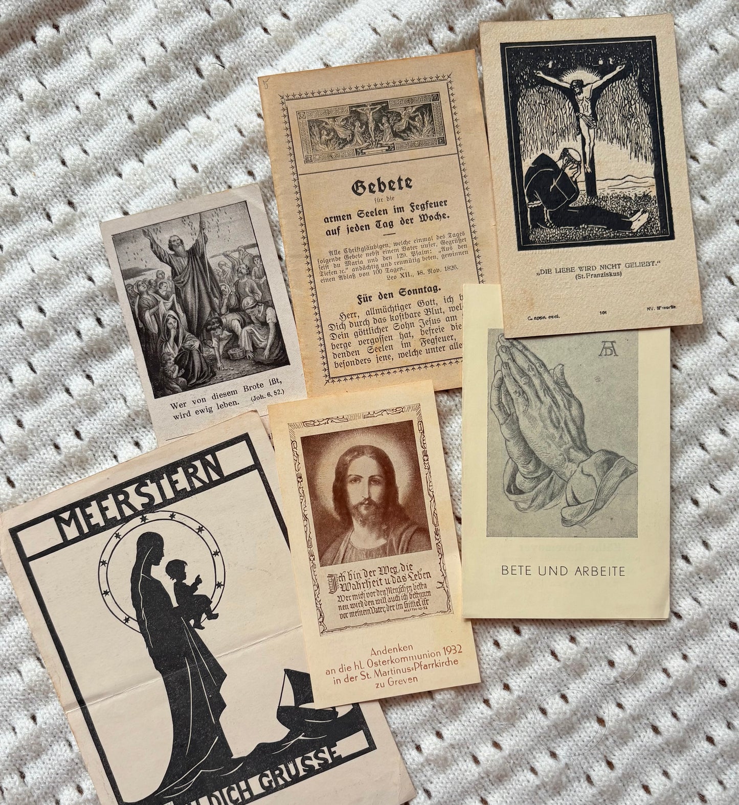 Assortment of Prayer Cards