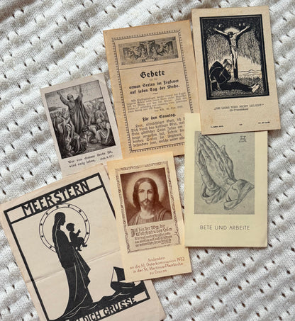 Assortment of Prayer Cards