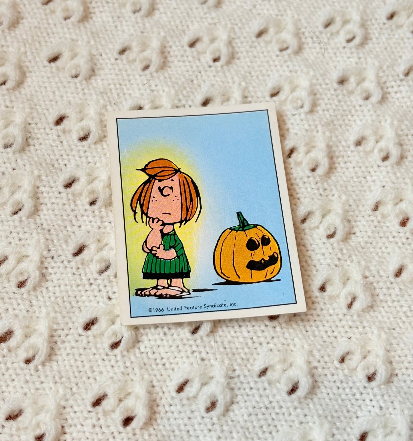 Peanuts Halloween Panini Sticker