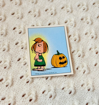 Peanuts Halloween Panini Sticker