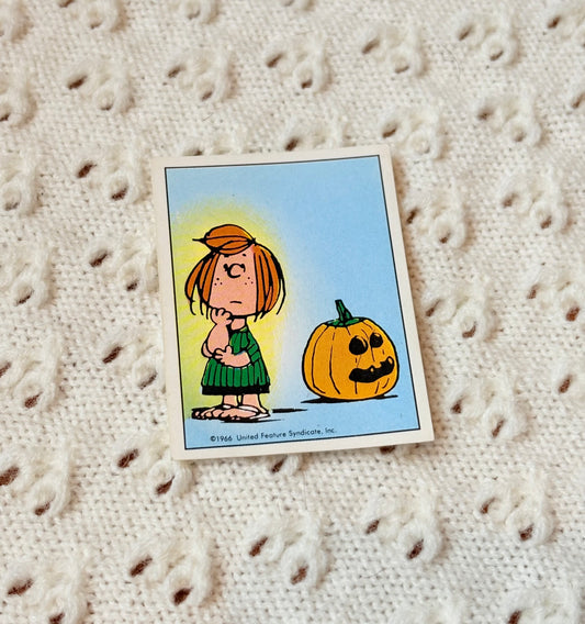 Peanuts Halloween Panini Sticker