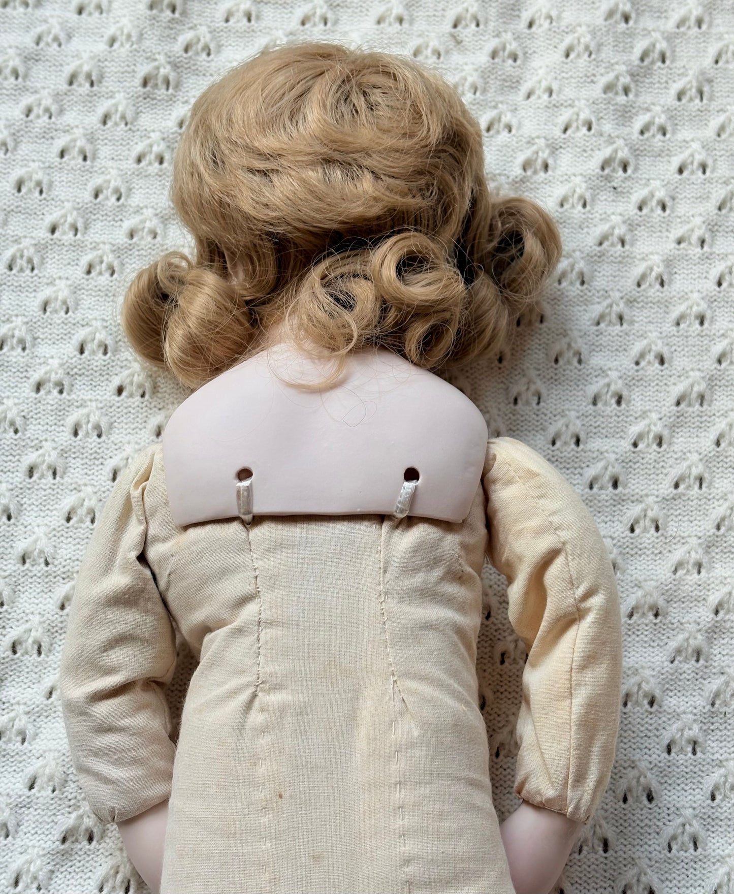 Bisque Cloth Body Doll