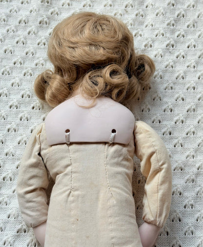 Bisque Cloth Body Doll