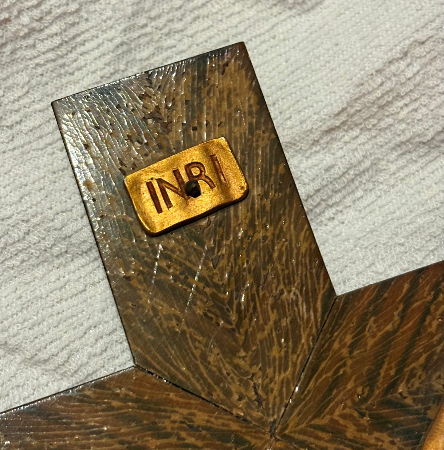 French Wood Crucifix