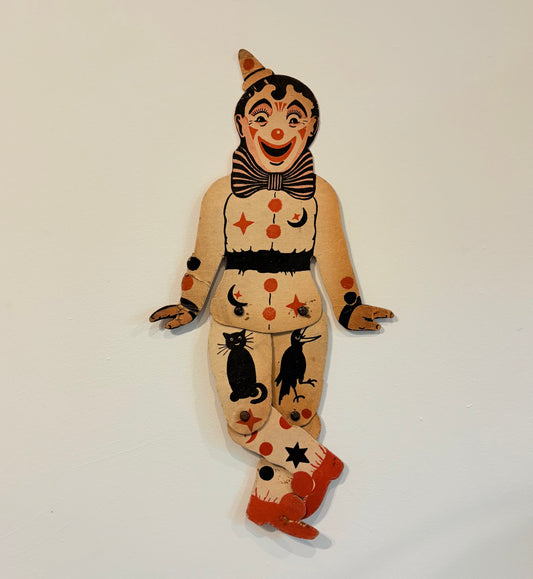 Antique Cardboard Clown