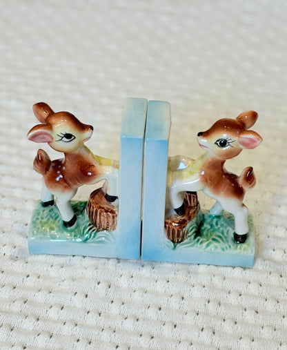 Vintage Fawn Bookends