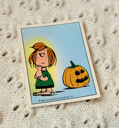 Peanuts Halloween Panini Sticker