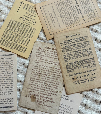 Assortment of Prayer Cards