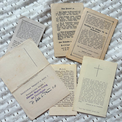 Assortment of Prayer Cards